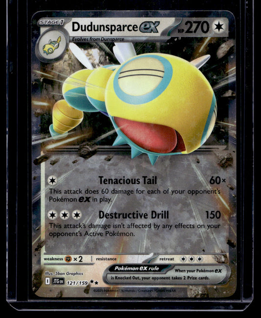 2025 Pokemon - Scarlet & Violet - Journey Together - Dudunsparce ex #121