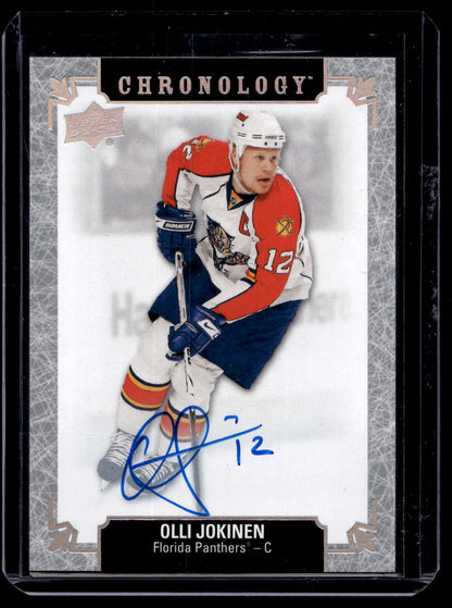 2018-19 Upper Deck Chronology - Franchise History Autographs - Olli Jokinen #FH-FL-OJ