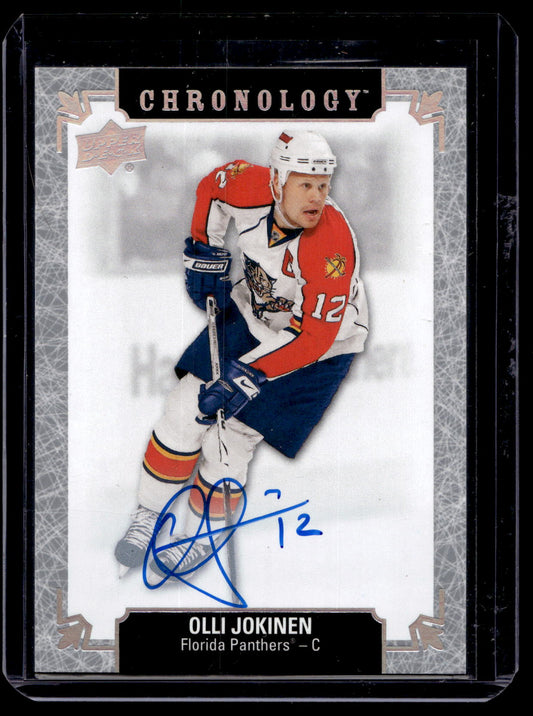 2018-19 Upper Deck Chronology - Franchise History Autographs - Olli Jokinen #FH-FL-OJ