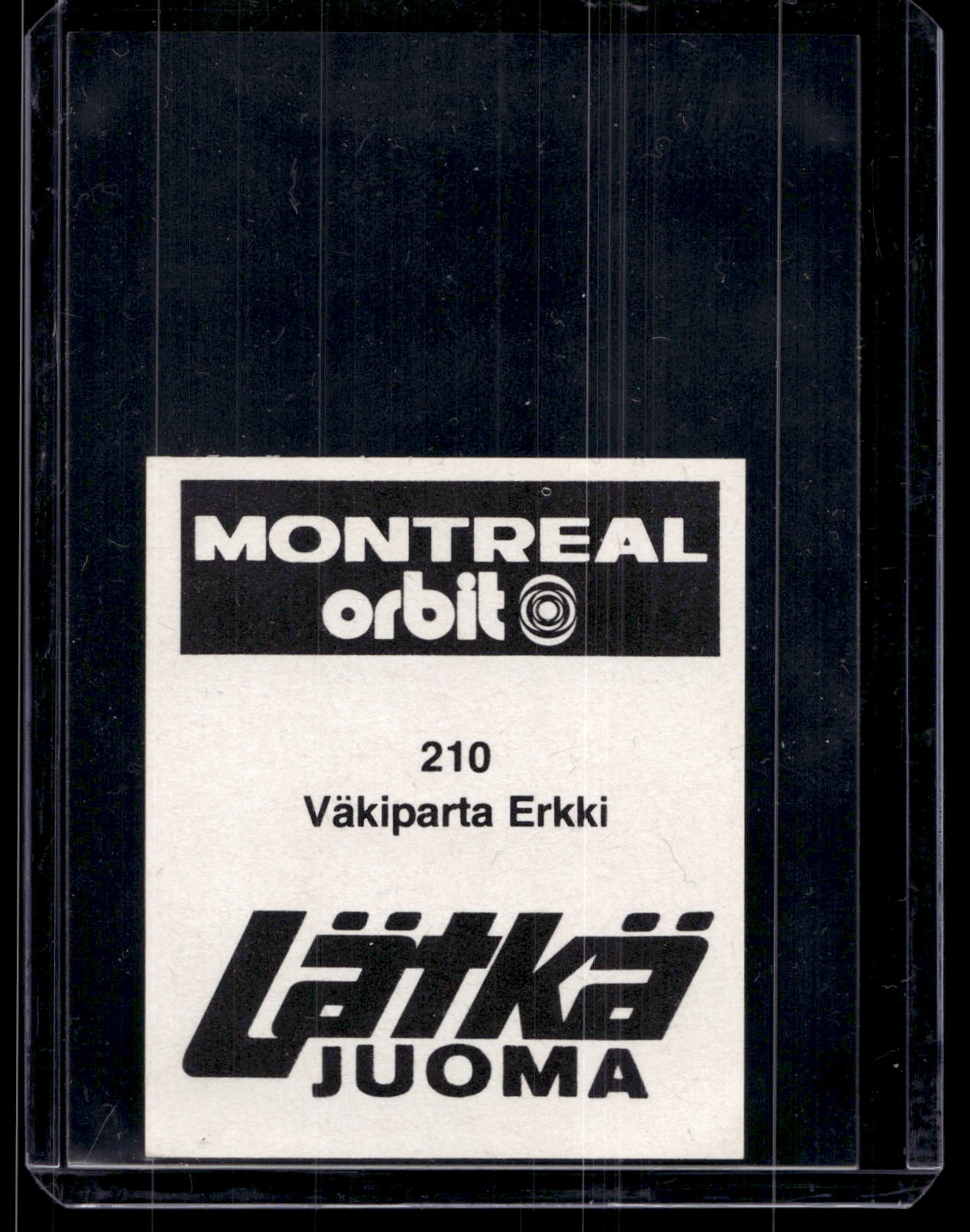 1980 Mallasjuoma Lätkäjuoma - Erkki Väkiparta #210