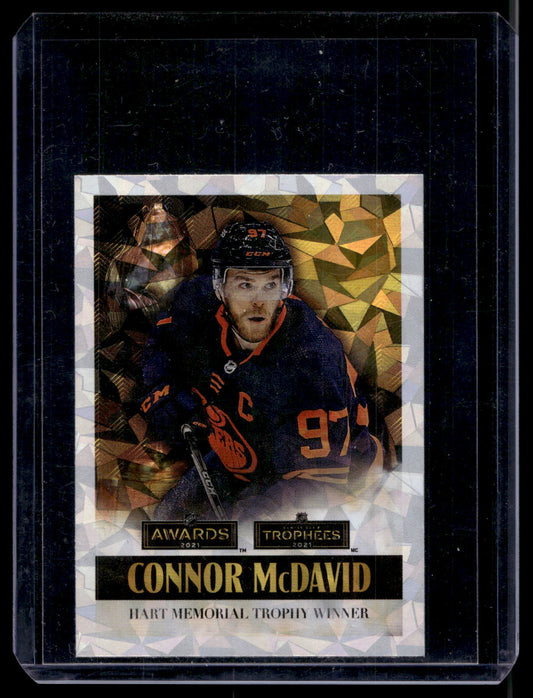 2021-22 Topps NHL Sticker Collection - 2021 NHL Awards Foil - Connor McDavid #33