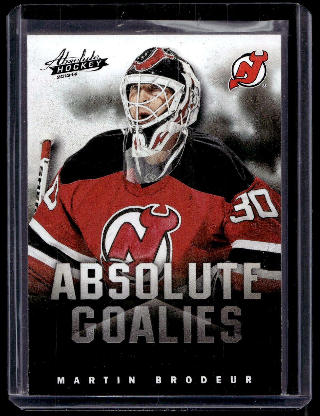 2013-14 Panini Boxing Day - Absolute Goalies - Thick Stock - Martin Brodeur #10