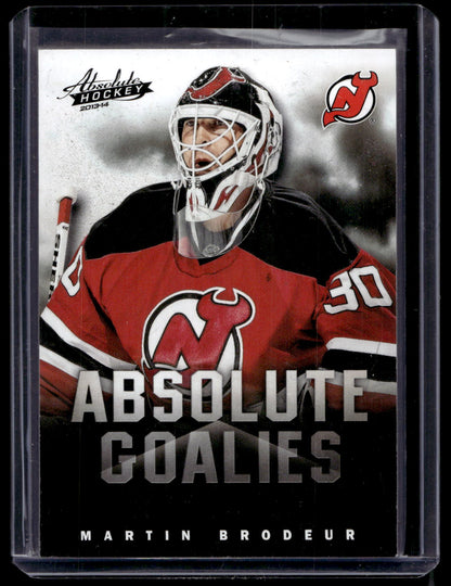 2013-14 Panini Boxing Day - Absolute Goalies - Thick Stock - Martin Brodeur #10