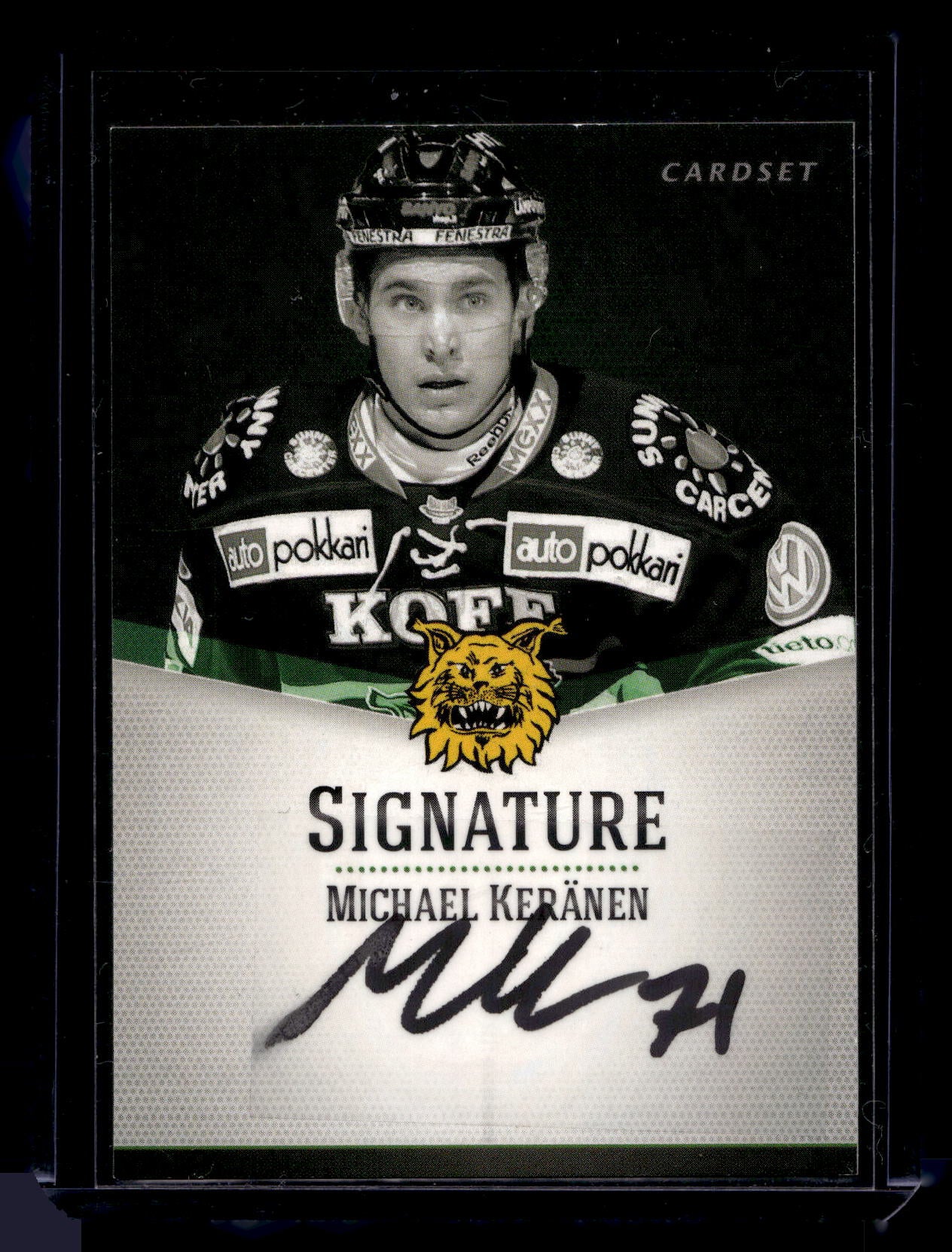 2012-13 Cardset Signature - Michael Keränen /125