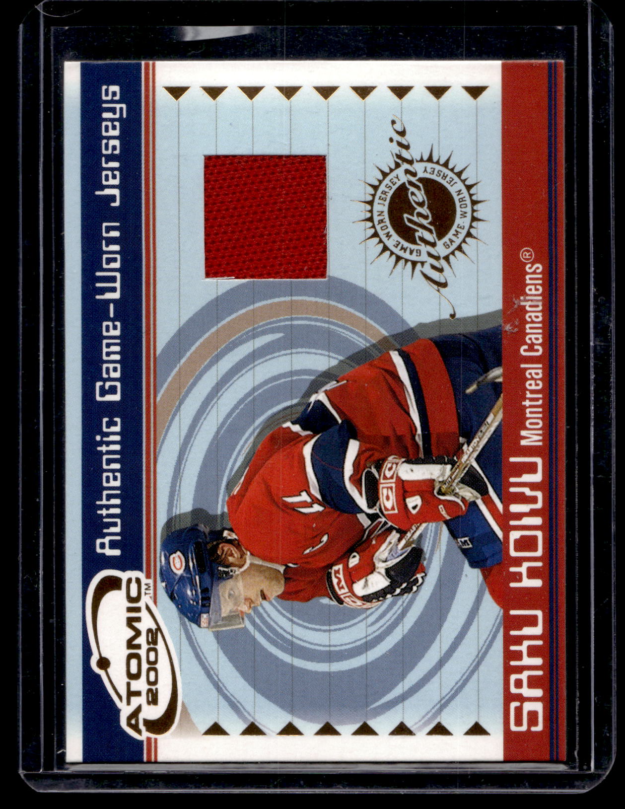 2001-02 Pacific Atomic - Game-Worn Jerseys - Saku Koivu #33