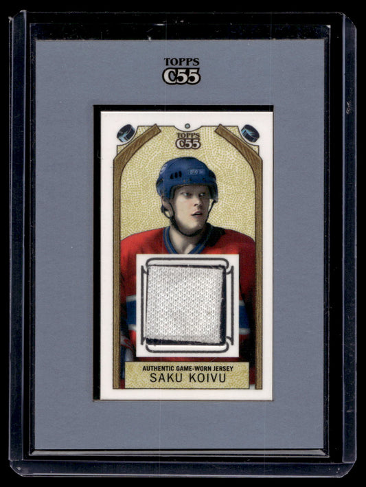 2003-04 Topps C55 - Framed Mini Relics - Saku Koivu #TR-SK