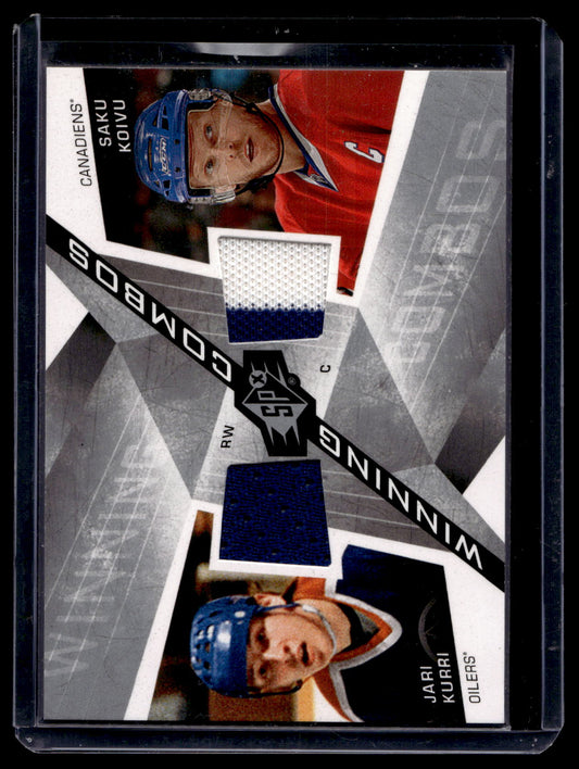 2008-09 Upper Deck SPx - Winning Combos - Jari Kurri / Saku Koivu #WC-KK