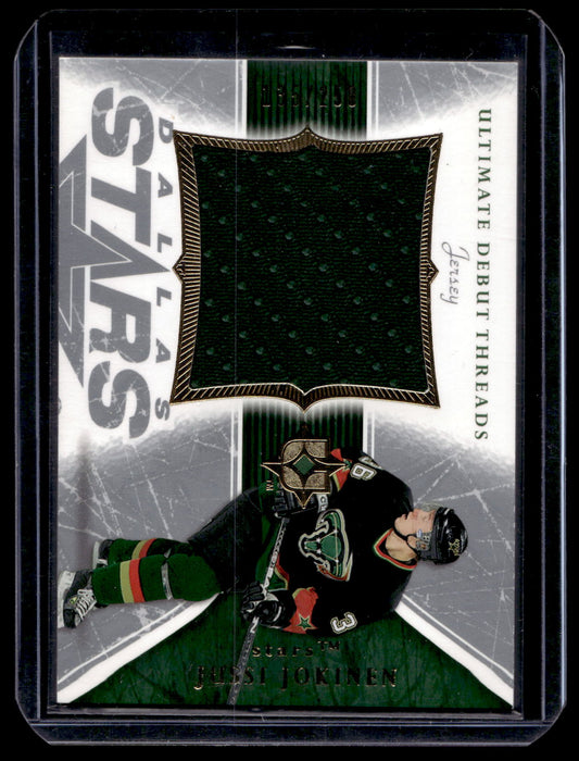 2005-06 Upper Deck Ultimate Collection - Ultimate Debut Threads Jersey - Jussi Jokinen #DTJ-JJ /250 RY