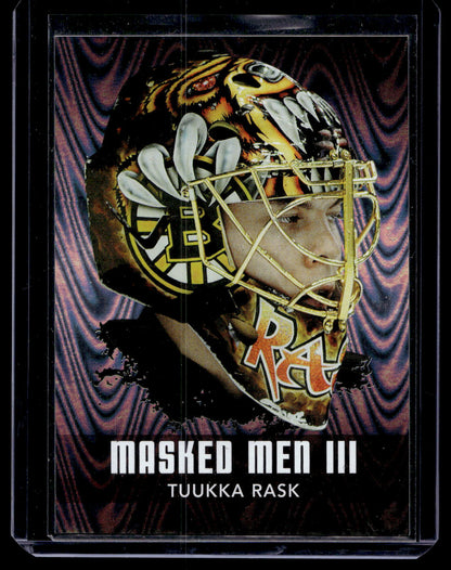 2010-11 In the Game Between the Pipes - Masked Men III - Silver - Tuukka Rask #MM-50 PR100