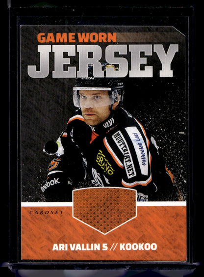 2015-16 Cardset - Game Worn Jersey - Ari Wallin /128