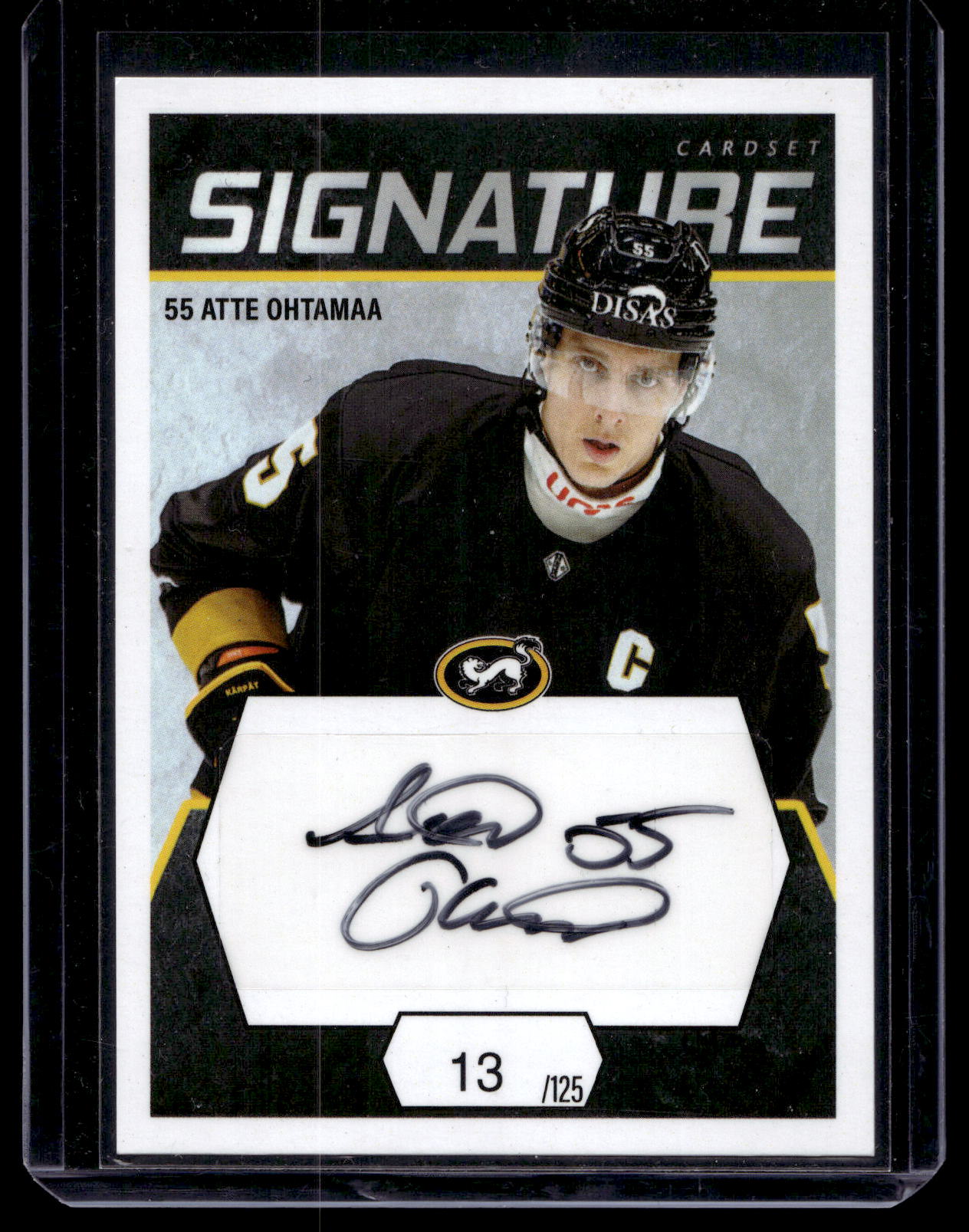 2021-22 Cardset Signature - Atte Ohtamaa /125