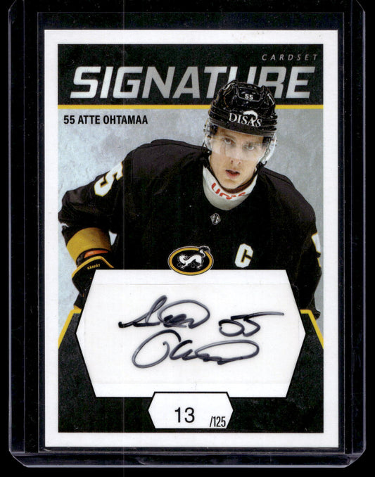 2021-22 Cardset Signature - Atte Ohtamaa /125