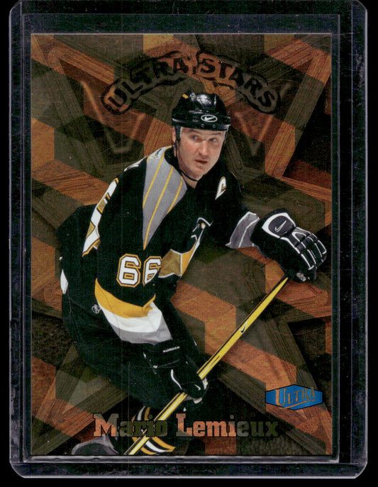 2012-13 Fleer Retro - 1997-98 Ultra Stars Gold Design - Mario Lemieux #14US