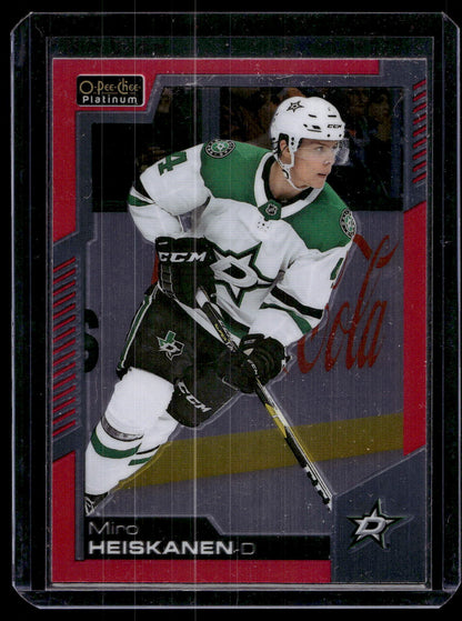 2020-21 Upper Deck OPC Platinum - Matte Pink - Miro Heiskanen #44