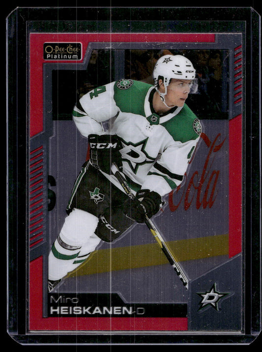 2020-21 Upper Deck OPC Platinum - Matte Pink - Miro Heiskanen #44