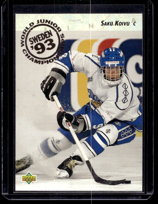 1992-93 Upper Deck - World Juniors Championships - Saku Koivu #617 RC