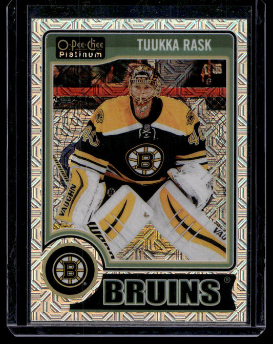 2014-15 Upper Deck OPC Platinum - Traxx - Tuukka Rask #13