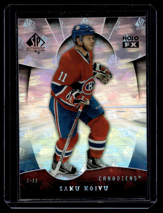 2008-09 Upper Deck SP Authentic - Holo FX - Saku Koivu #FX65