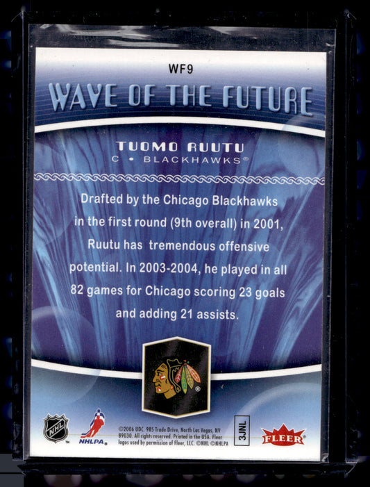 2006-07 Flair Showcase - Wave of the Future - Tuomo Ruutu #WF9
