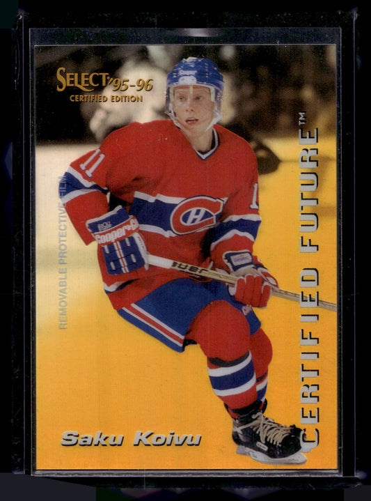 1995-96 Select Certified Edition - Certified Future - Saku Koivu #5