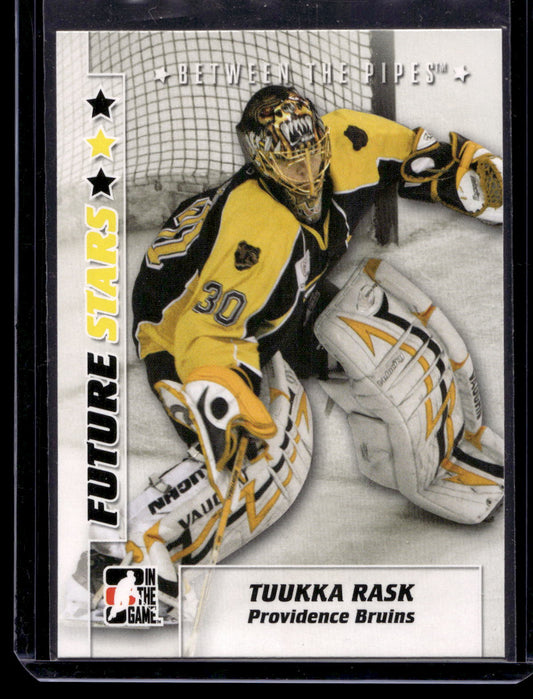 2007-08 In the Game Between the Pipes - Tuukka Rask #58 RY