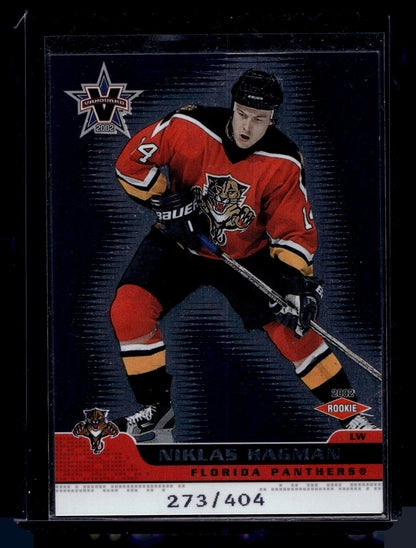 2001-02 Pacific Vanguard - Rookie - Niklas Hagman #113 /404 RC