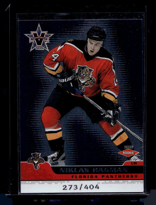2001-02 Pacific Vanguard - Rookie - Niklas Hagman #113 /404 RC