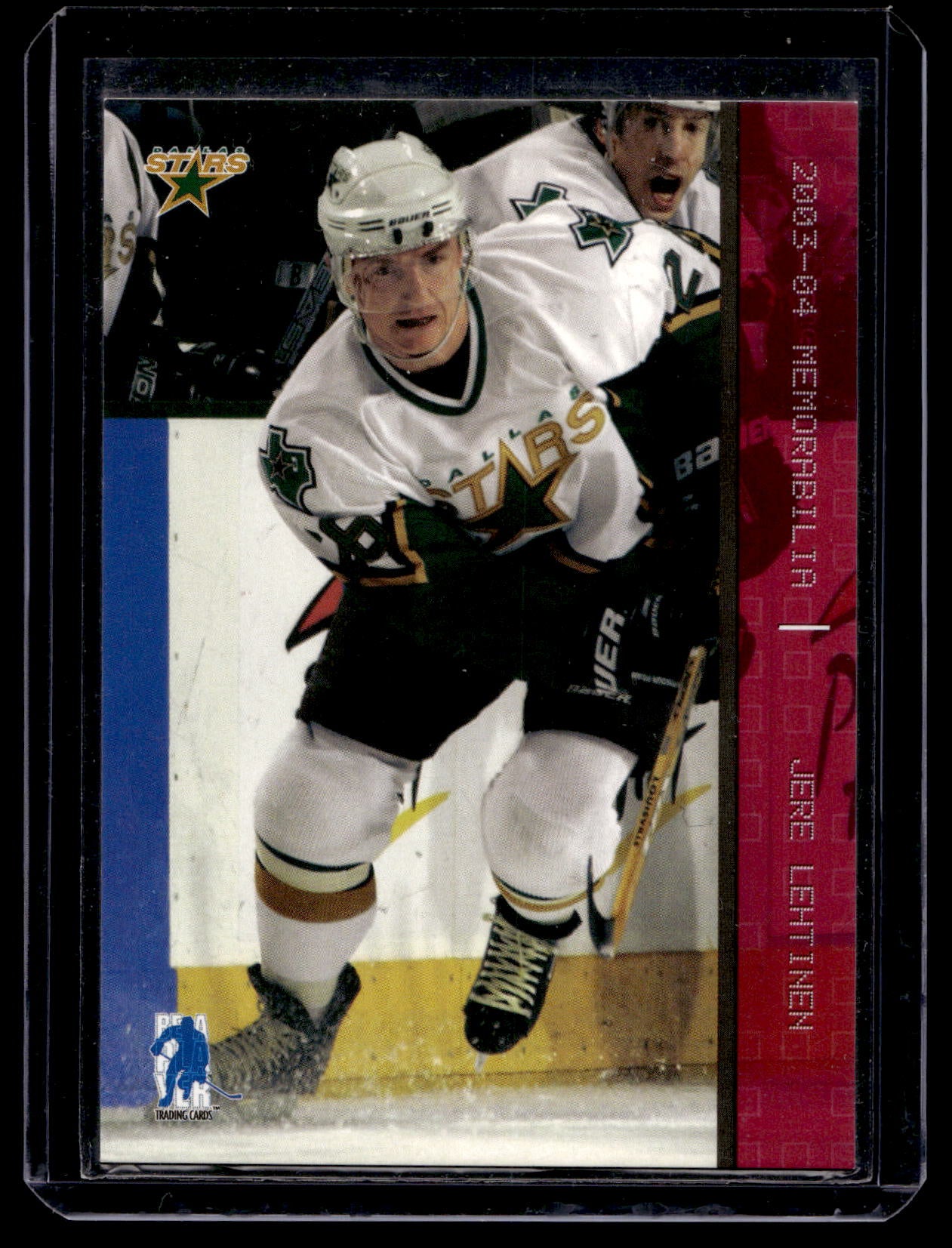 2003-04 In the Game Be A Player Memorabilia - Ruby - Jere Lehtinen #39 /200