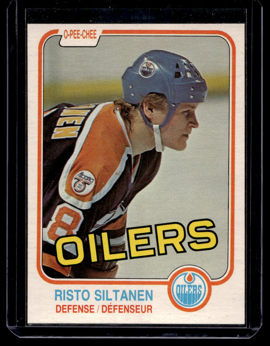 1981-82 O-Pee-Chee - Risto Siltanen #122