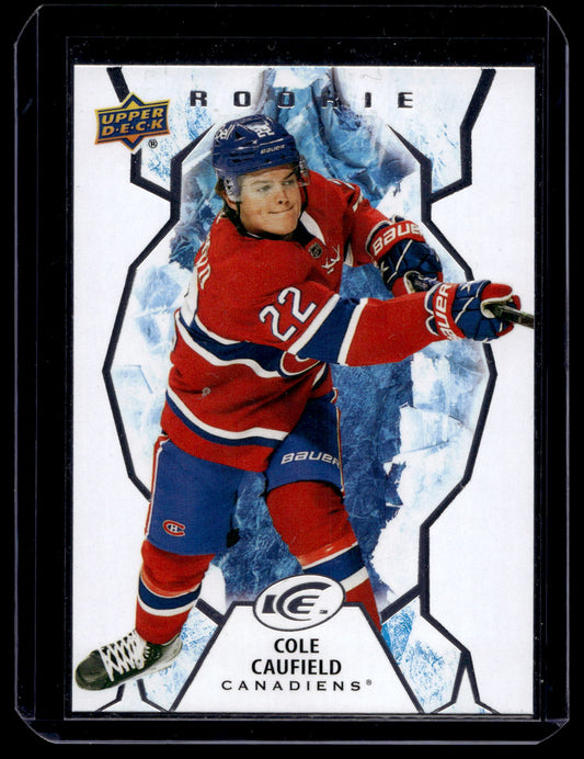 2021-22 Upper Deck Ice - Rookie - Cole Caufield #122 RC