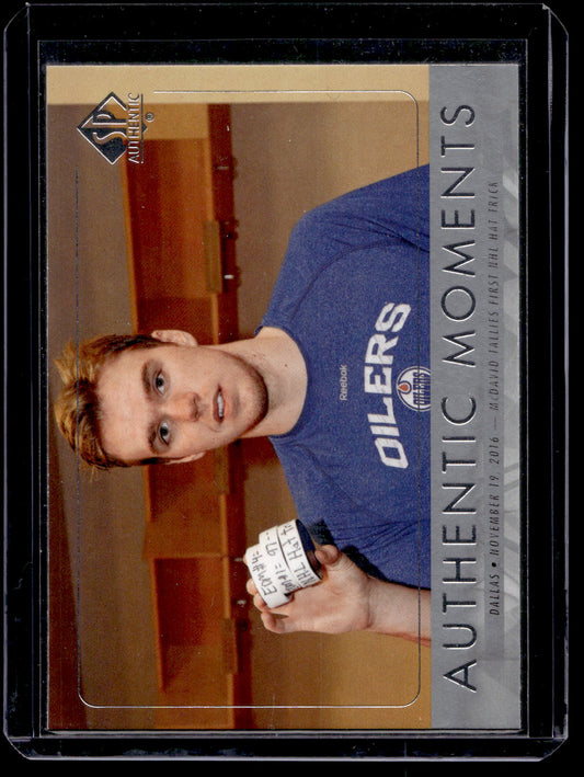2016-17 Upper Deck SP Authentic - Authentic Moments - Connor McDavid #106