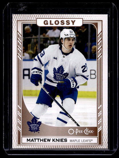 2023-24 Upper Deck Series 1 - O-Pee-Chee Glossy - Gold - Matthew Knies #R-24 RY