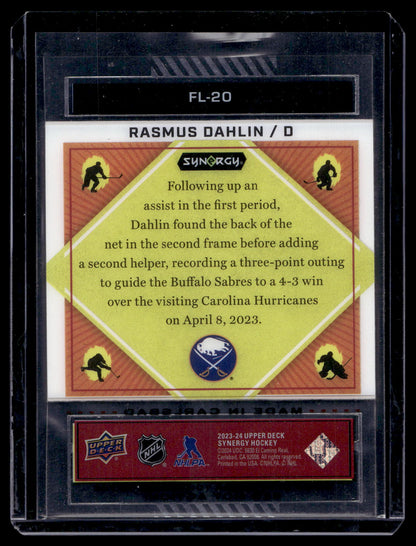2023-24 Upper Deck Synergy - Flammable! - Rasmus Dahlin #FL-20