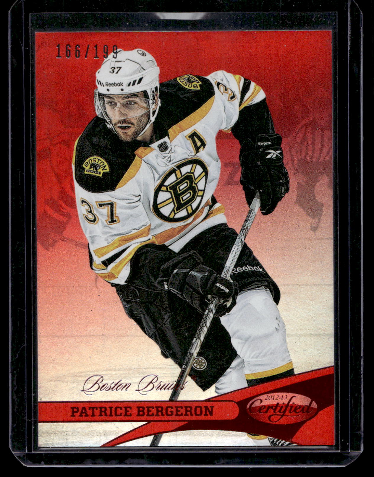 2012-13 Panini Certified - Mirror Red - Patrice Bergeron #37 /199
