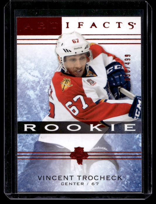 2014-15 Upper Deck Artifacts - Ruby -  Rookies - Vincent Trocheck #150 /499 RC