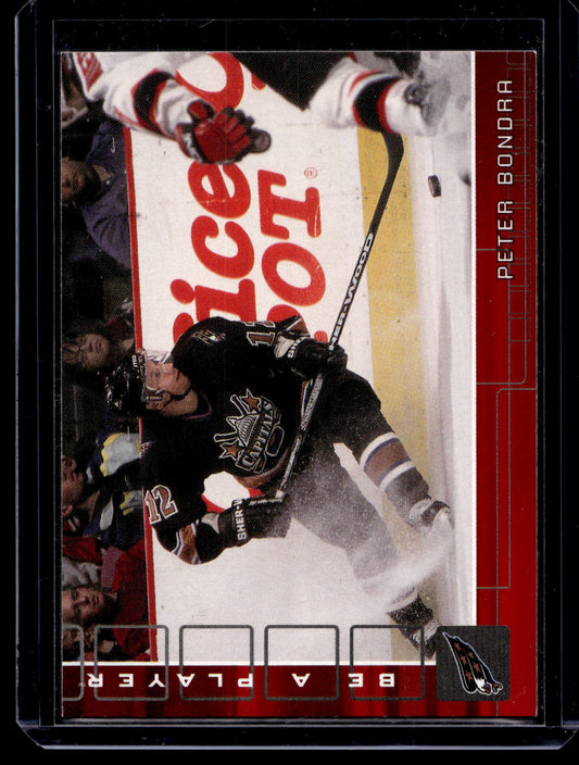 2001-02 In the Game Be A Player Memorabilia - Ruby - Peter Bondra #195 /200