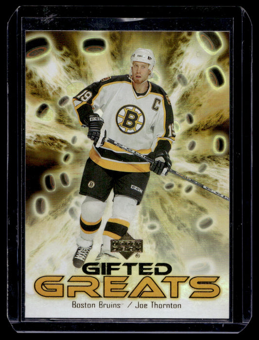 2003-04 Upper Deck - Gifted Greats - Joe Thornton #GG3