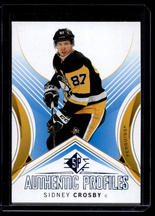 2024-25 Upper Deck SP - Retail Authentic Profiles - Blue - Sidney Crosby #AP-5