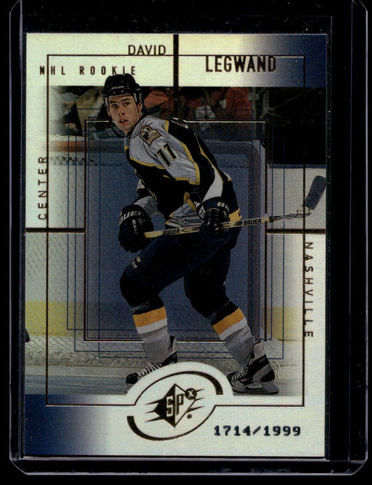 1999-00 Upper Deck SPx - David Legwand #177 /1999