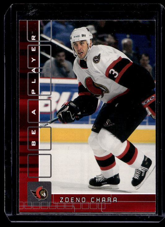 2001-02 In the Game Be A Player Memorabilia - Ruby - Zdeno Chara #498 /200
