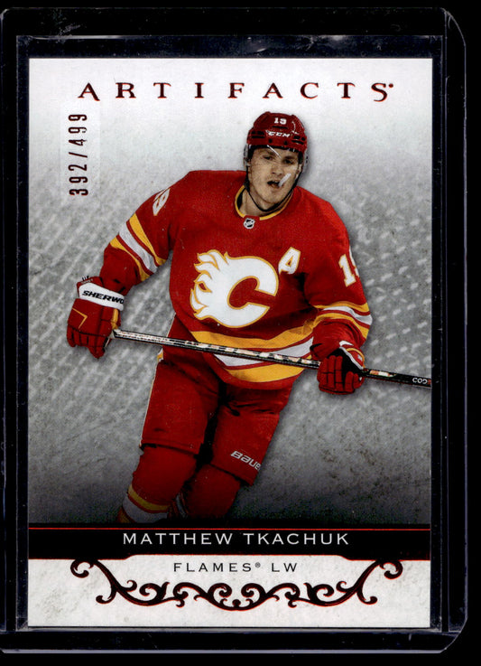 2021-22 Upper Deck Artifacts - Ruby - Stars - Matthew Tkachuk #111 /499