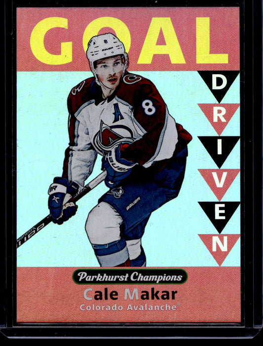 2023-24 Upper Deck Parkhurst Champions - Goal Driven - Cale Makar #GD-15