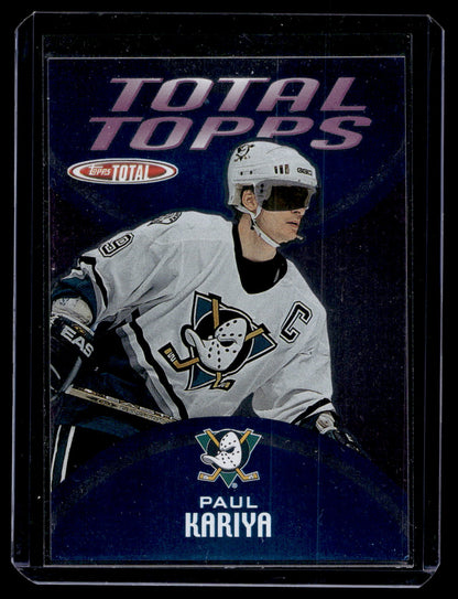 2002-03 Topps Total - Total Topps - Paul Kariya #TT13