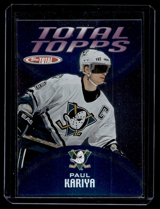 2002-03 Topps Total - Total Topps - Paul Kariya #TT13