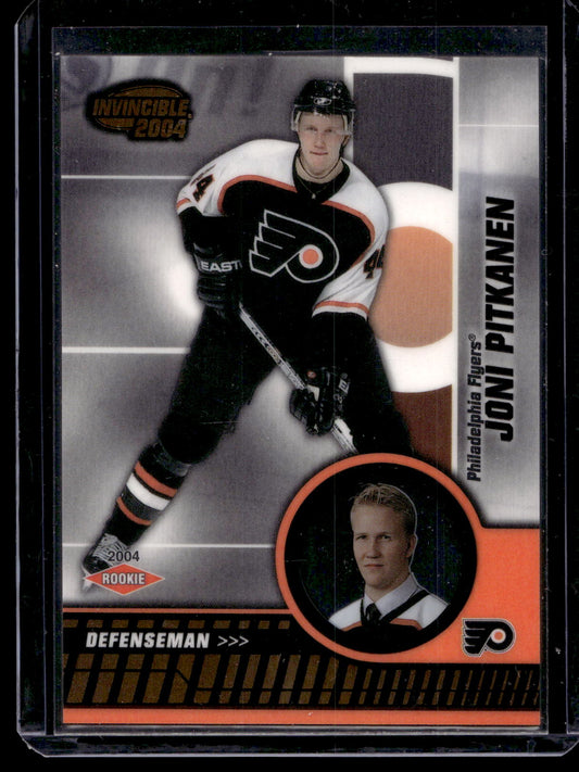 2003-04 Pacific Invincible - Joni Pitkanen #120 /799 RC