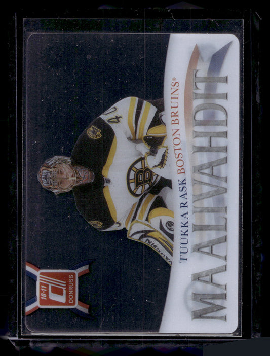 2010-11 Panini Donruss - Les Gardiens - Tuukka Rask #11