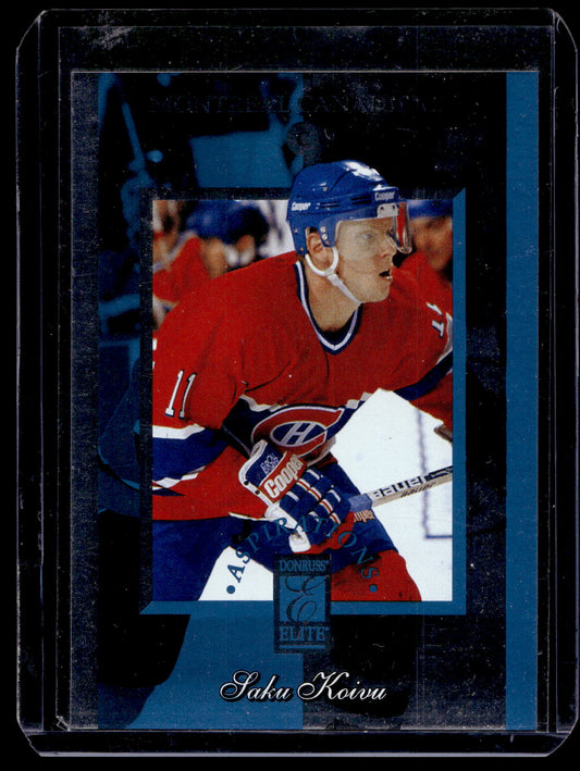 1996-97 Donruss Elite - Aspirations - Saku Koivu #5 /3000