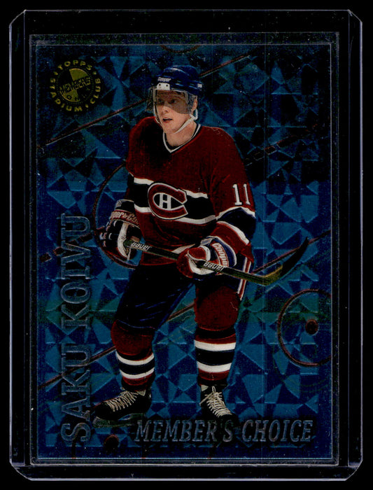 1996-97 Topps Stadium Club - Members Only - Saku Koivu #46