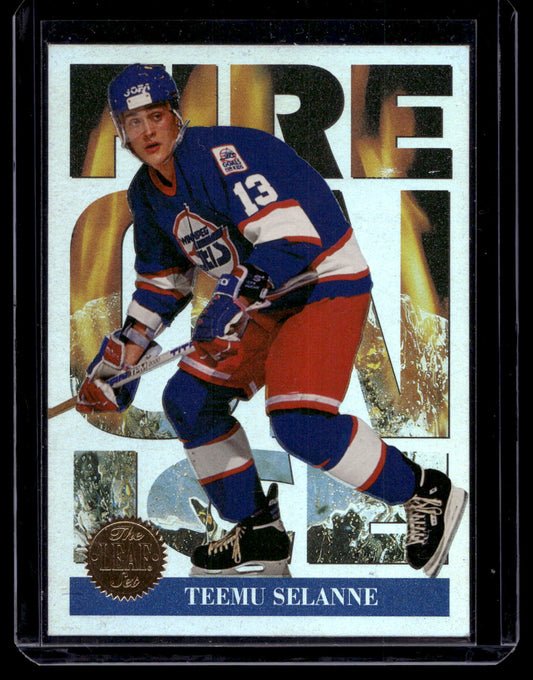1994-95 Leaf - Fire on Ice - Teemu Selanne #12