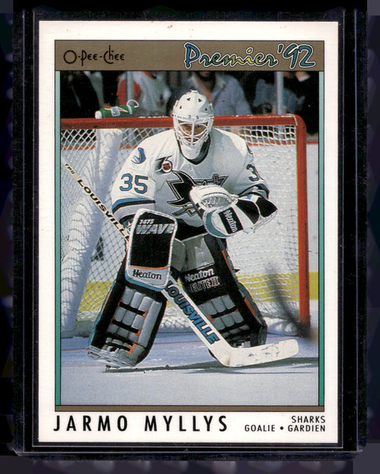 1991-92 O-Pee-Chee Premier - Jarmo Myllys #15